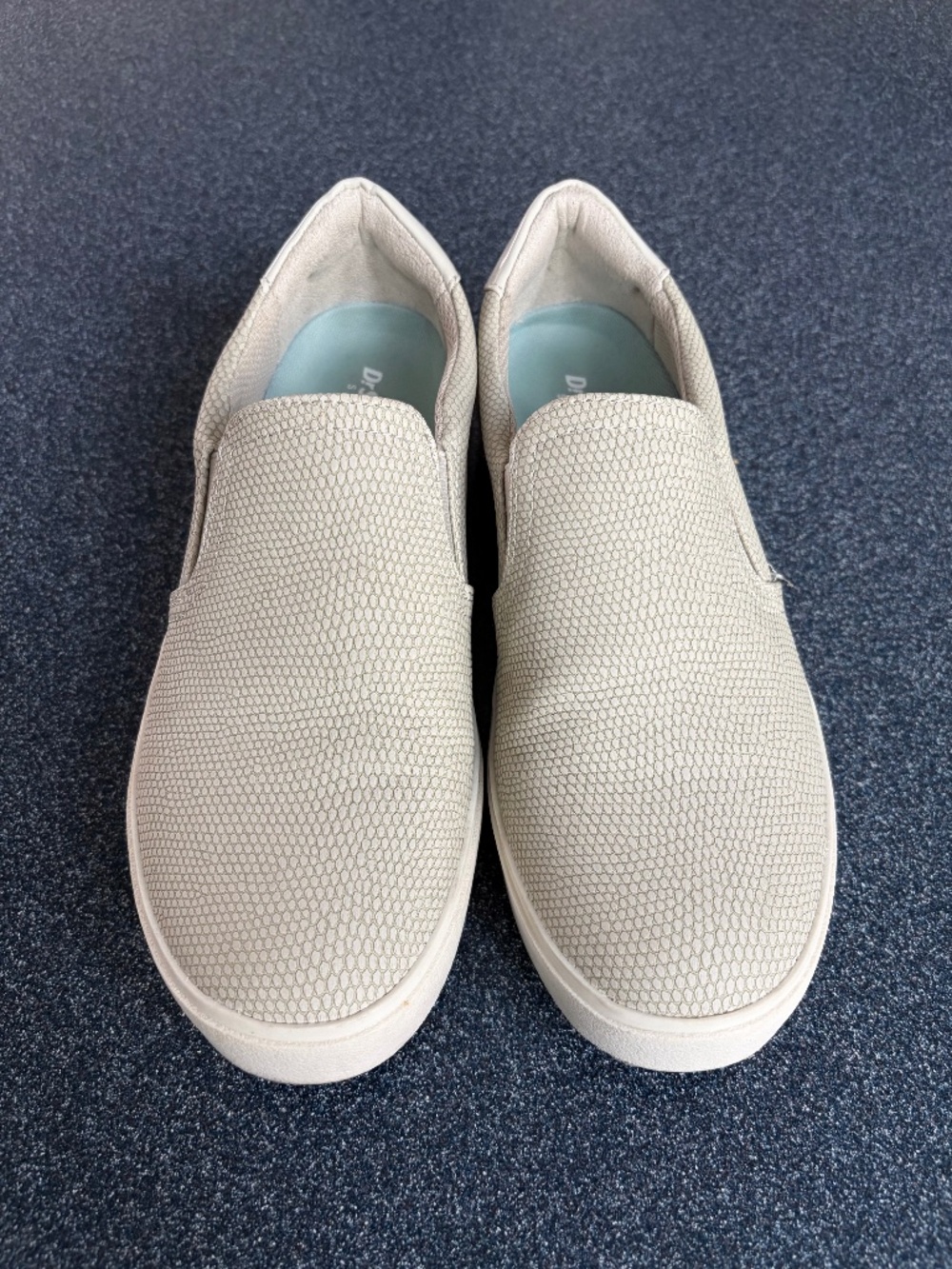 Dr Scholl’s Madison slip on sneakers in beige.
